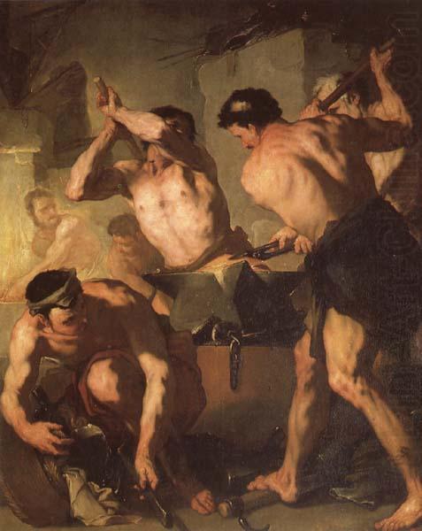 Vulcan's Forge, Luca Giordano